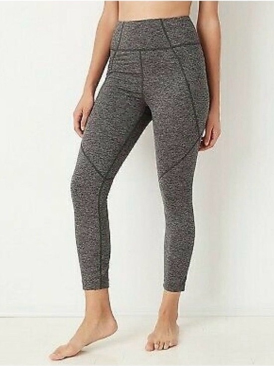 JoyLab Pants - JoyLab Heather Charcoal gray 7/8 Leggings, workout, brushed jersey, Target, yoga